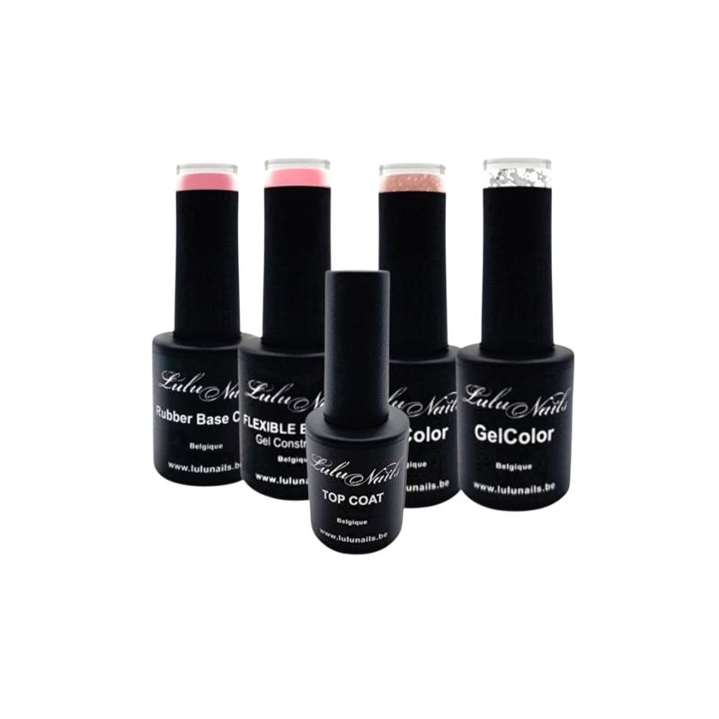 LuluNails Rosé Lumière Set - Sparkling Elegance Collection
