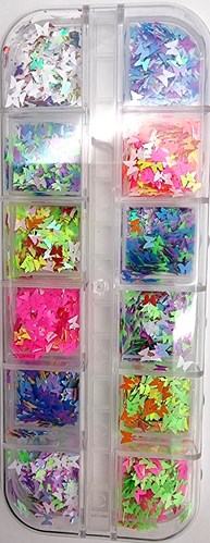 Fluorescent butterflies