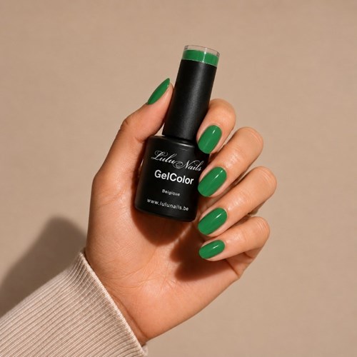 Semi-permanente nagellak Pine Green 10ml UV LED - Gel Kleur HEMA en TPO vrij LuluNails (Ref 201)