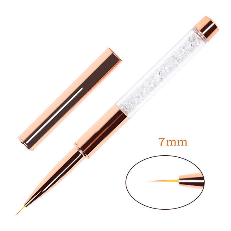 Nail Art fijn lijnpenseel - Cristal 7 mm