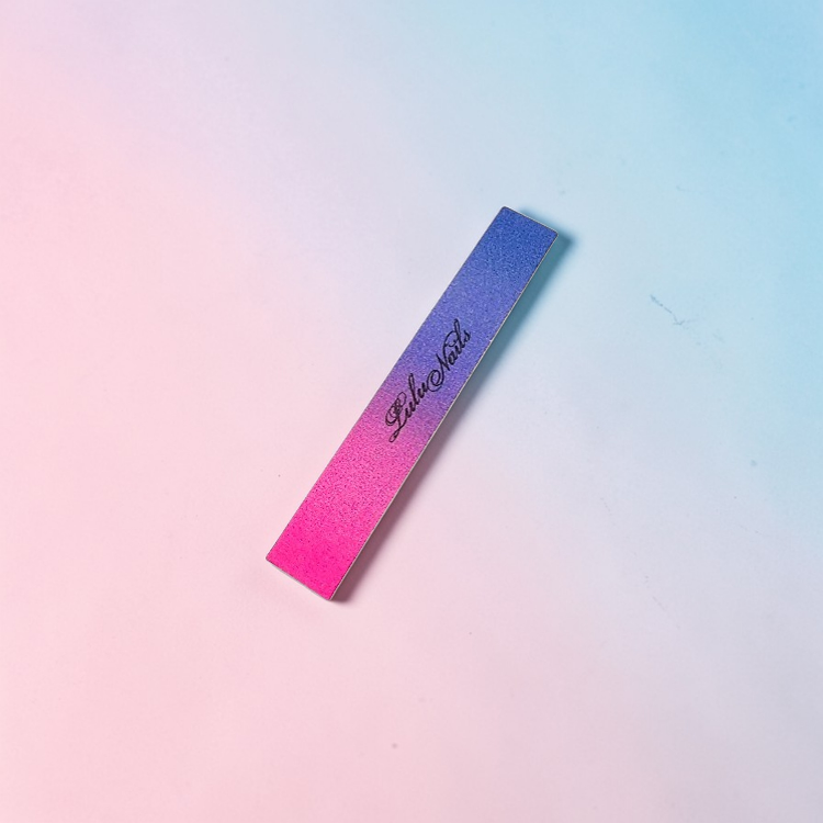 Multicolor Nail Buffer 100/180 Straight Shape | Buffer Professionnel LuluNails