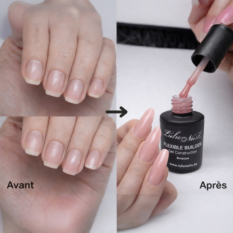 Gel Builder Flexible Cover Rose 03 10ml UV LED - Gel Builder HEMA and TPO free LuluNails