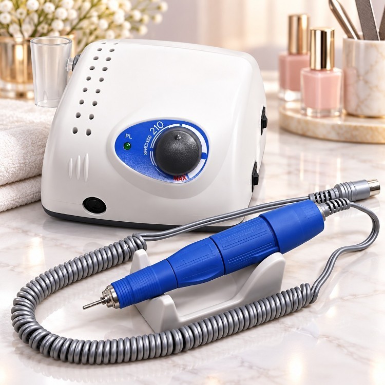 Ponceuse à Ongles Professionnelle Strong 210 – 40 000 Tours/min avec Pédale