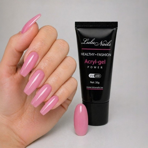 AcrylGel Polygel Rose Intense UW/LED LuluNails