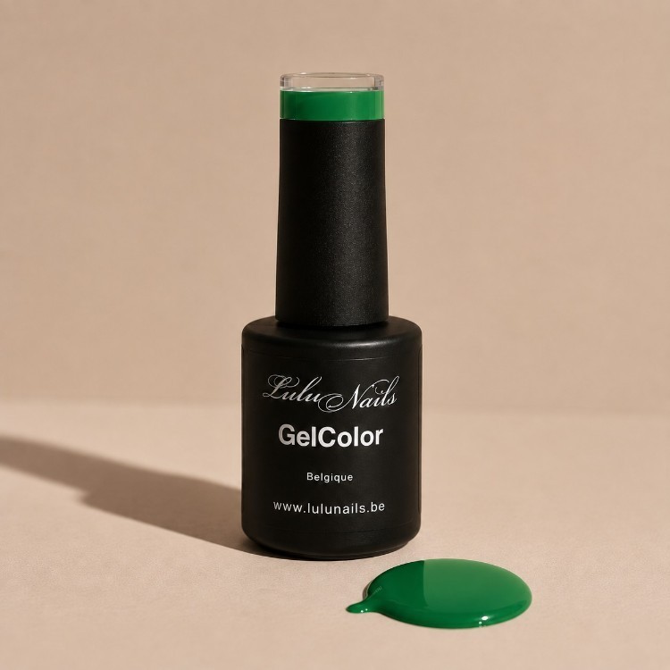 Semi-permanente nagellak Pine Green 10ml UV LED - Gel Kleur HEMA en TPO vrij LuluNails (Ref 201)