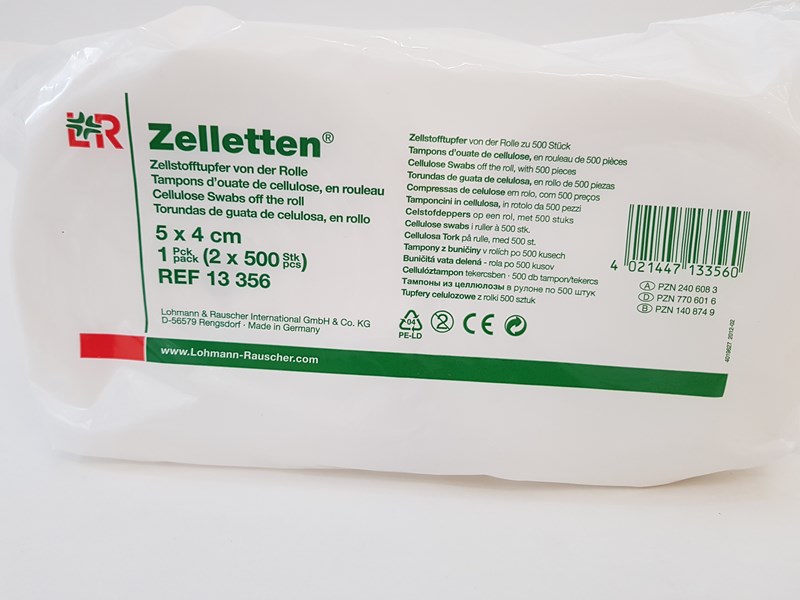 Cotons Zelletten en Rouleau 2 X 500