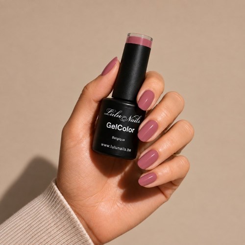 Vernis Semi-Permanent Nude Rose Velours 10ml UV/LED – GelColor Sans HEMA ni TPO – LuluNails 204