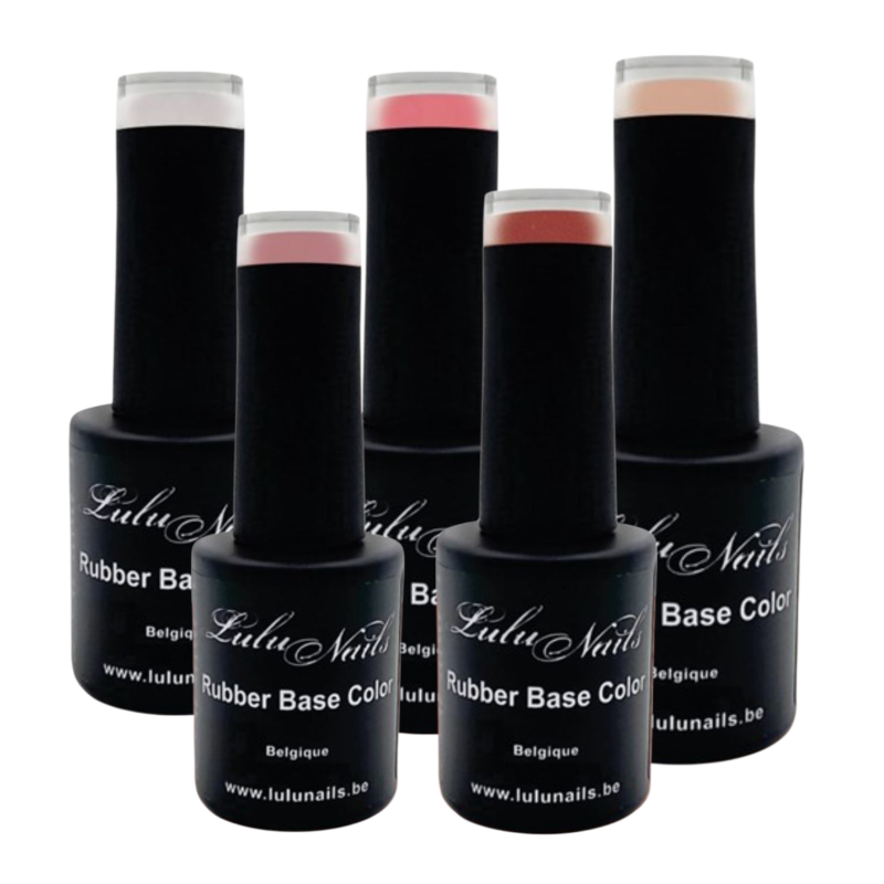 Kit Rubber Base Color – 5 Teintes Essentielles
