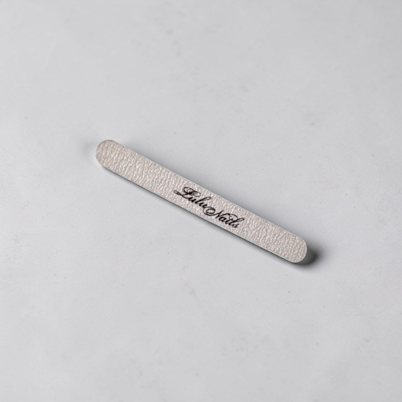 Lime Droite Zebra SLIM 100/180 LuluNails – Lime de Précision Ultra Fine Professionnelle