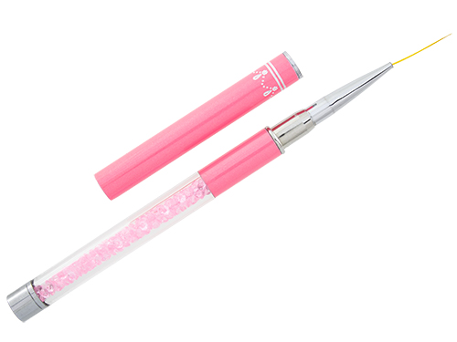 Pinceau Nail Art Détail Taille L – Collection Rose Cristal