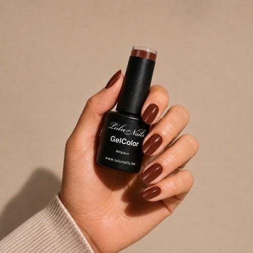 Intense Chocolate Semi-Permanent Nail Polish 10ml UV/LED – HEMA- and TPO-free | LuluNails 195