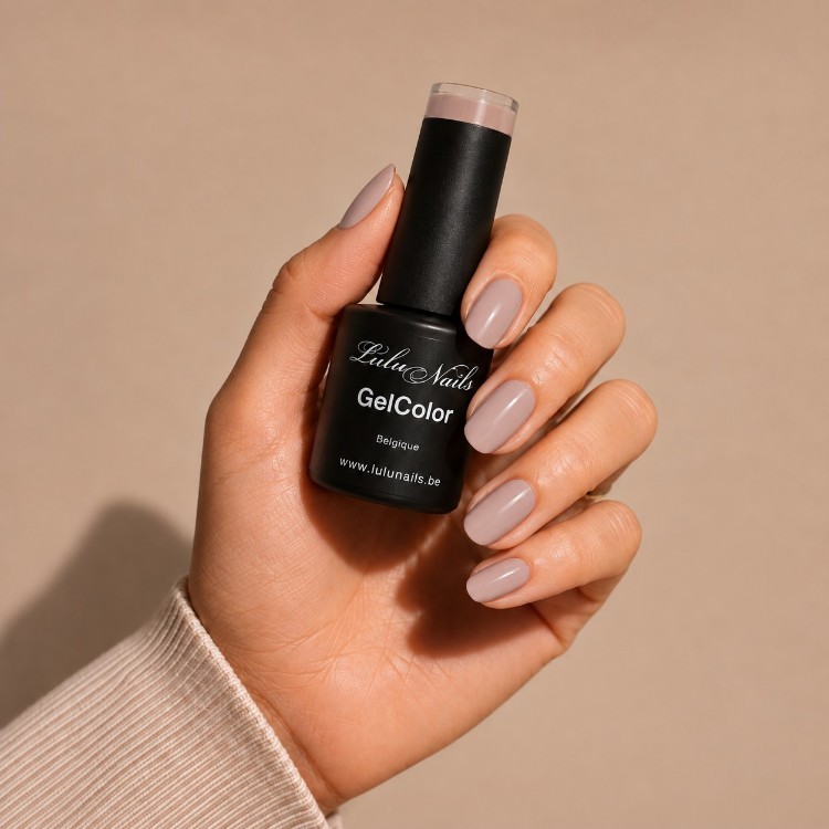 Semi Permanent Nude Nail Polish Terre de Dune 10ml UV LED - Gel Color HEMA and TPO Free LuluNails...