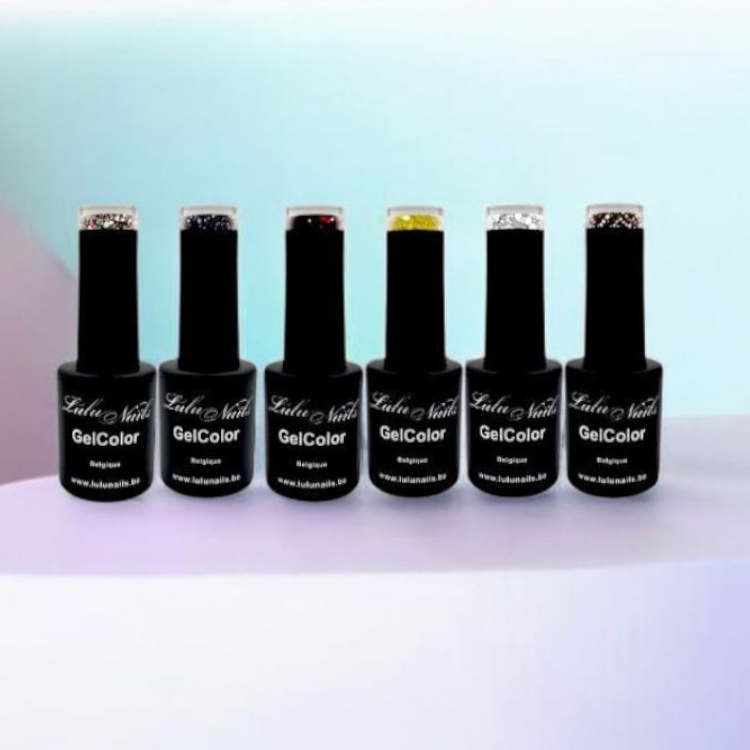 Galactic Light" set - LuluNails Sparkling GelColours