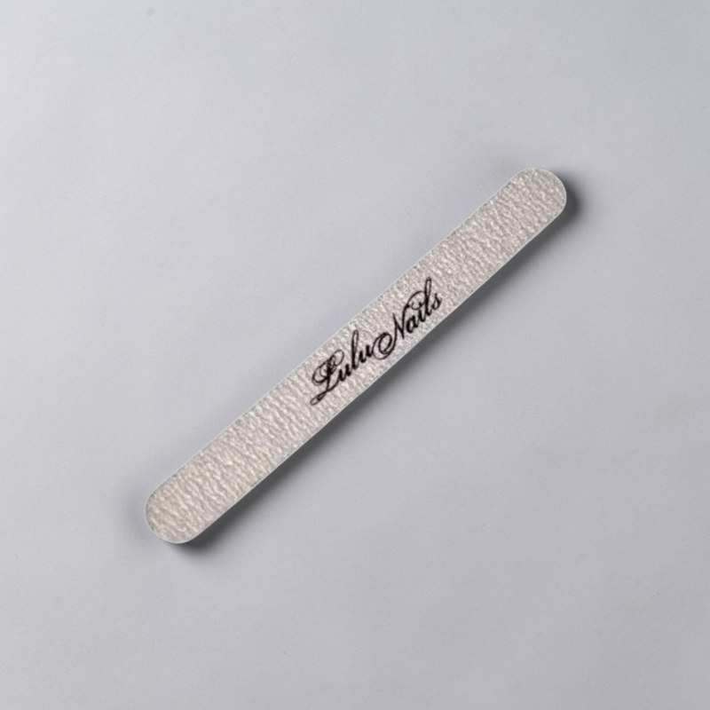 Lime Droite Zebra SLIM 100/180 LuluNails – Lime de Précision Ultra Fine Professionnelle