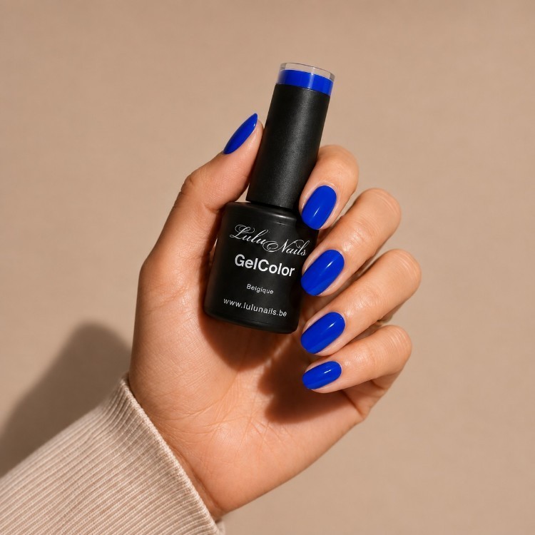 Semi-Permanent Nail Polish Intense Night Blue 10ml UV/LED - GelColor HEMA and TPO free - LuluNail...