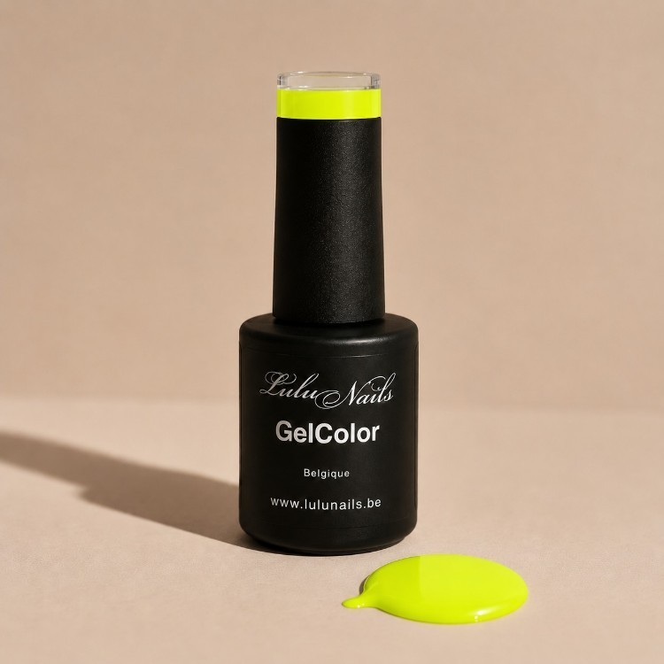 Semi-Permanent Varnish Lime Green Radiant 10ml UV/LED - GelColor HEMA and TPO free - LuluNails 216