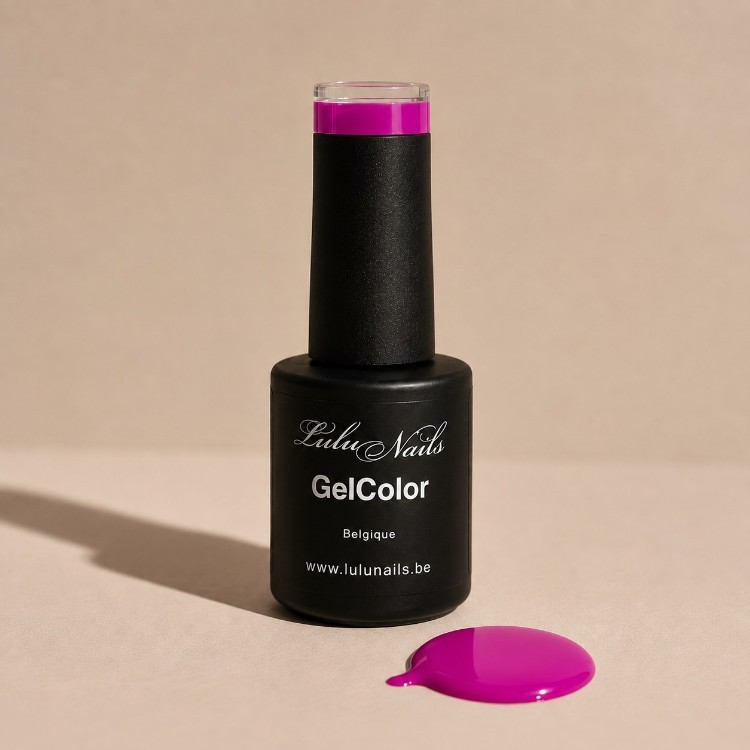Semipermanente nagellak Neon Electric Purple 10ml UV/LED - GelColor HEMA en TPO vrij - LuluNails 246