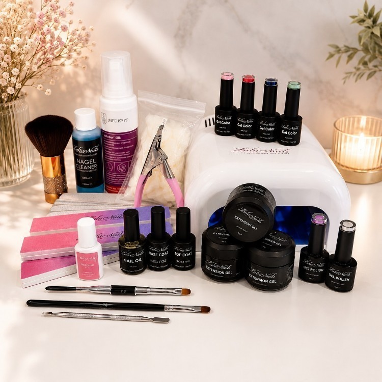 Complete set voor professionele gelnagels met UV-lamp van 36 W | LuluNails België Luik