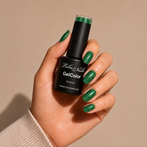 Vernis Semi-Permanent Vert Reflets Magie 10ml UV/LED – GelColor Sans HEMA ni TPO – LuluNails 274