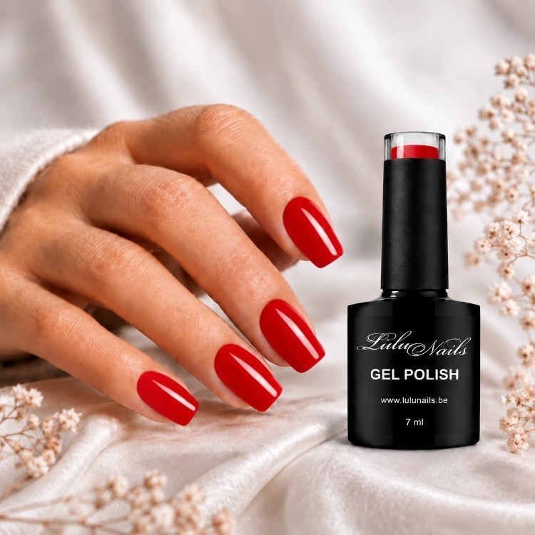 Gel Polish Rouge Iconique UV/LED Vernis Semi-Permanent LuluNails