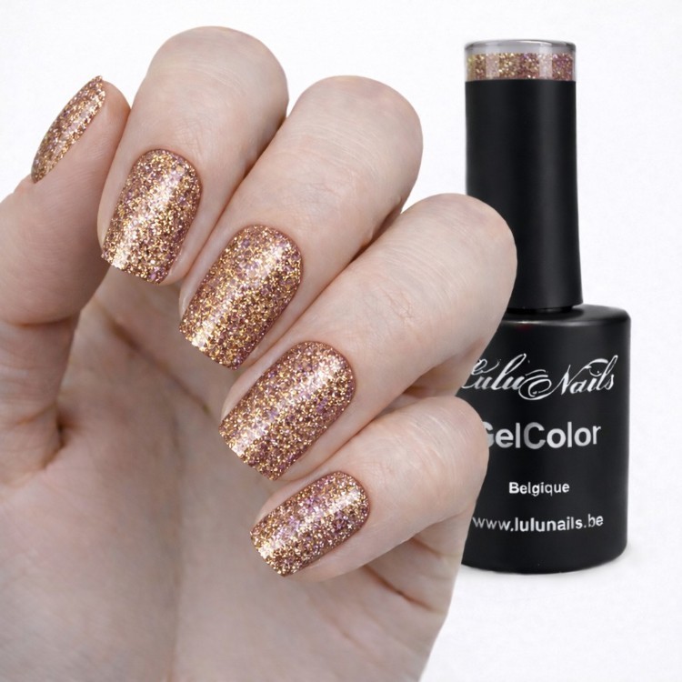 Semi-Permanente Polish Gold Dust 10ml UV/LED - GelColor HEMA en TPO vrij - LuluNails 275