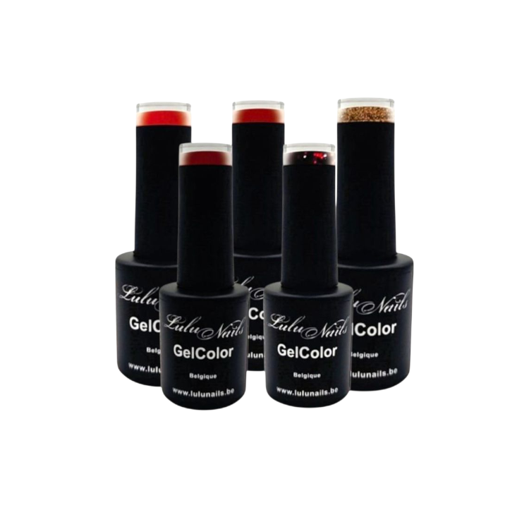 LuluNails Mystic Bordeaux Gift Set - Collection Élégance Intense