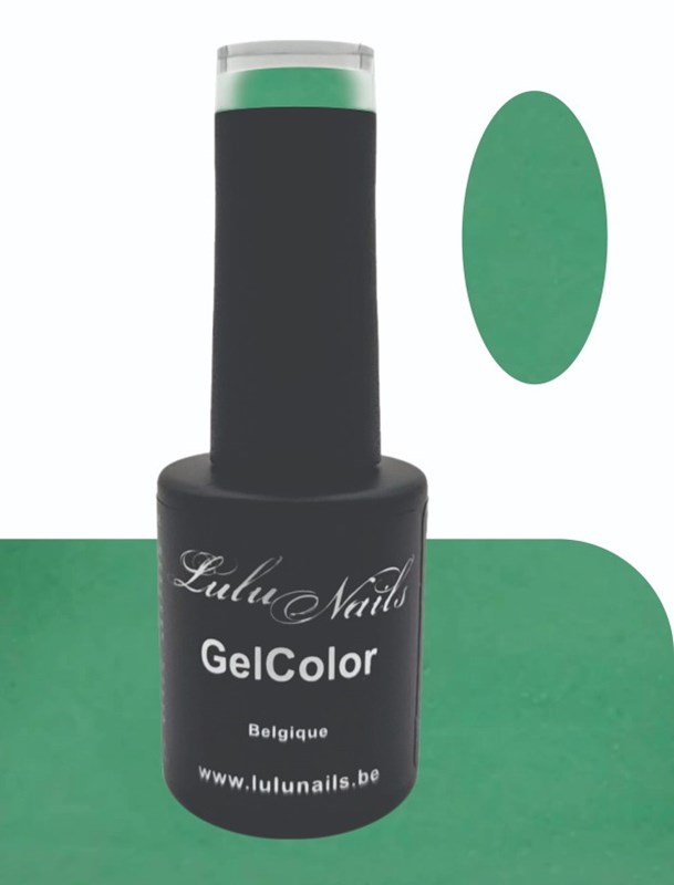 Semi-Permanent Polish GelColor Jade Green 208 - LuluNails