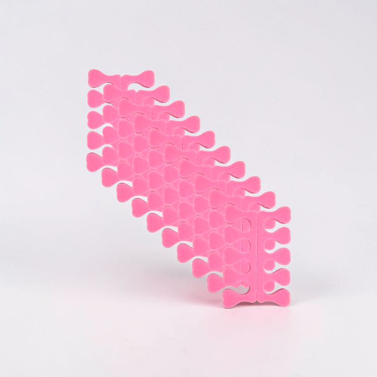 Lot 10 Séparateurs d’Orteils Pédicure Rose LuluNails | Écarteur Ongles Pied
