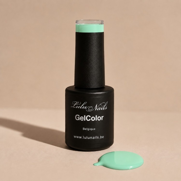 Semi-Permanente Lak Jade Groen 10ml UV/LED - GelColor HEMA en TPO vrij - LuluNails Ref( 208)