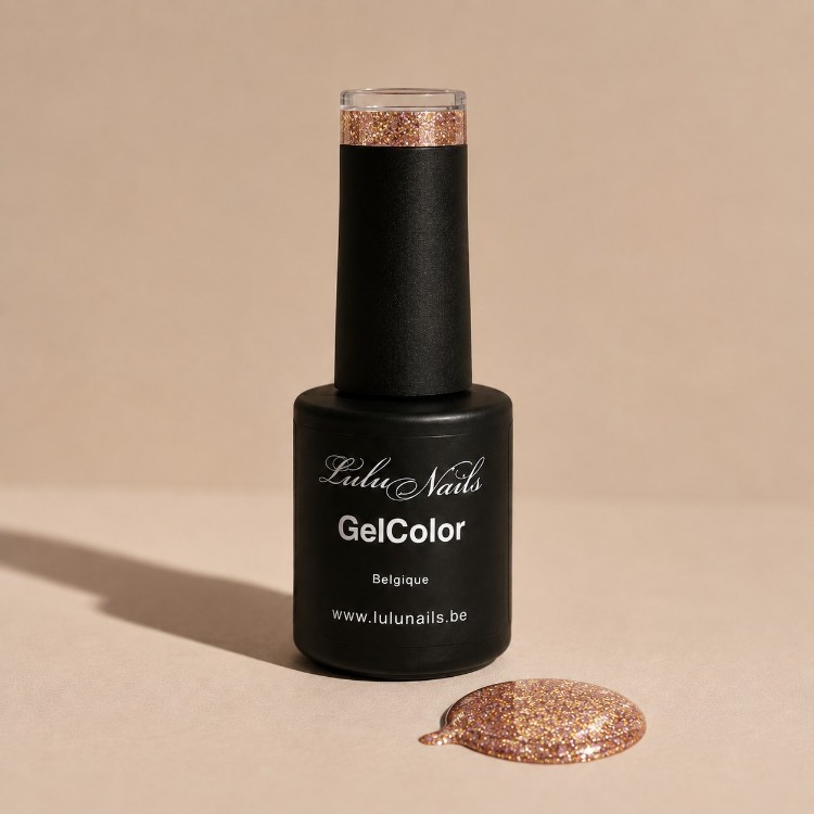 Semi-Permanent Polish Gold Dust 10ml UV/LED - GelColor HEMA and TPO free - LuluNails 275
