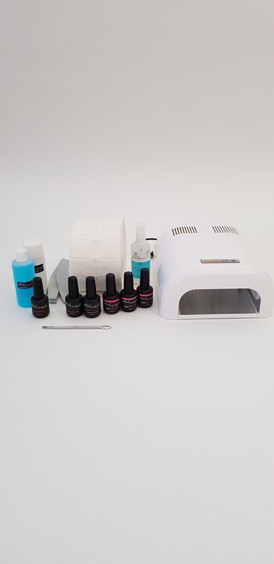 Kit voor semipermanente vernis met UV-lamp van 36 W