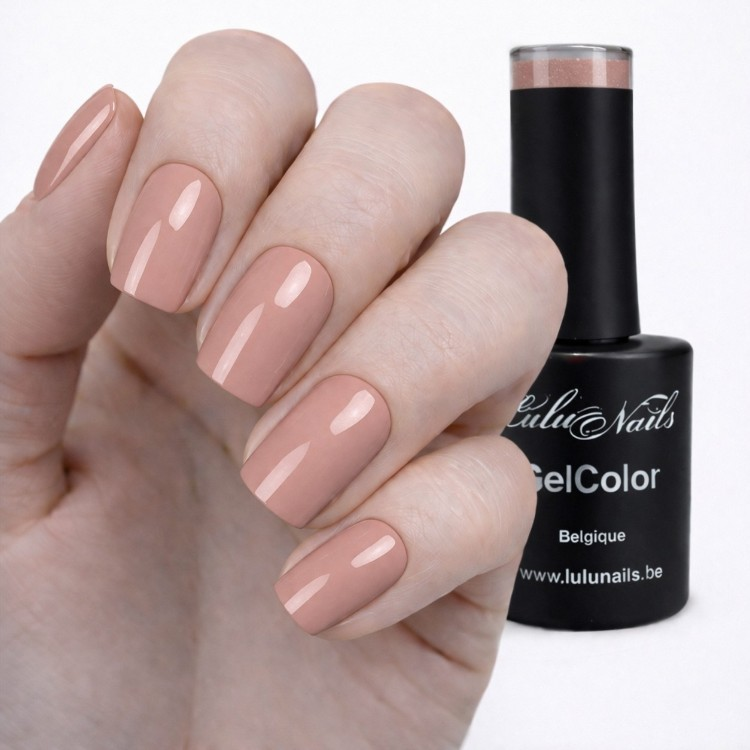 Semi-Permanent Polish Nude Rosewood 10ml UV/LED - GelColor HEMA and TPO free - LuluNails Ref 283