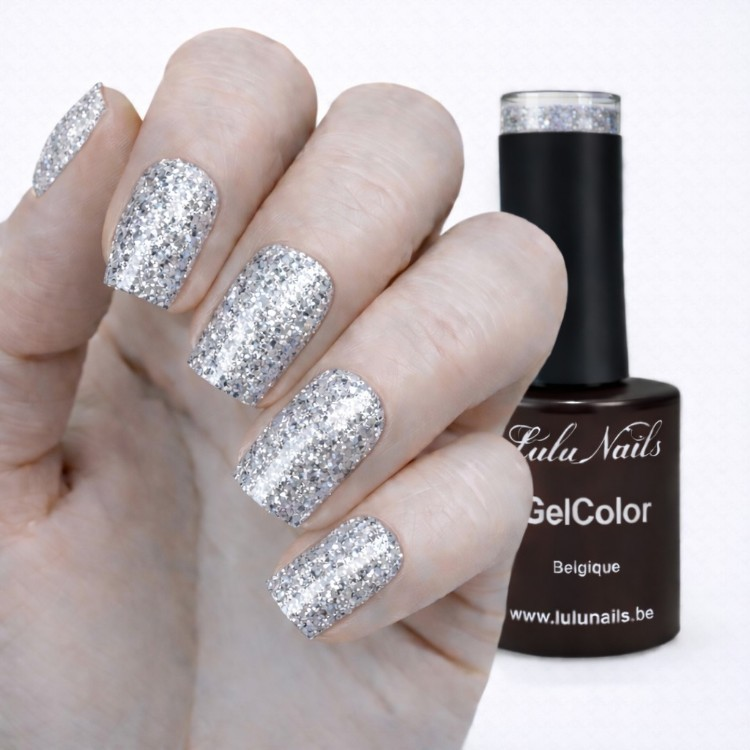 Pluie d'Argent Semi-Permanent Polish 10ml UV LED - Gel Color HEMA and TPO Free LuluNails 239