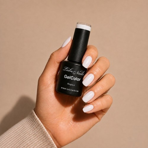 Semi-Permanent Milky White Nail Polish 10ml UV LED - Gel Color HEMA and TPO free LuluNails 285