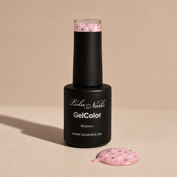 Semi-Permanent Nail Polish Ice Cream Arc-en-Ciel 10ml UV/LED - GelColor HEMA and TPO free - LuluN...