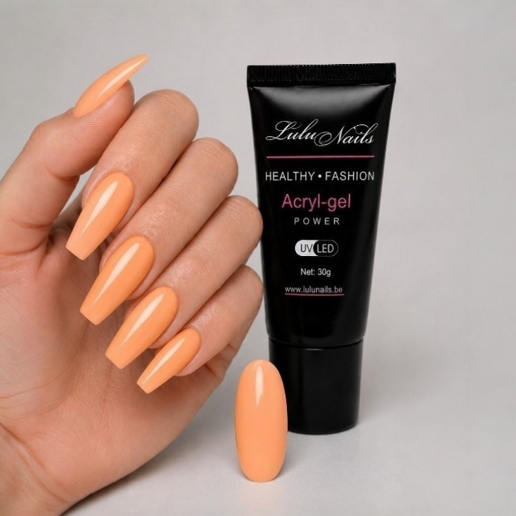AcrylGel Polygel Peach Nude 30g UV/LED LuluNails
