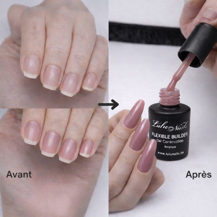 Gel Builder Flexible Cover Nude 04 10ml UV LED - Gel Builder HEMA and TPO free LuluNails