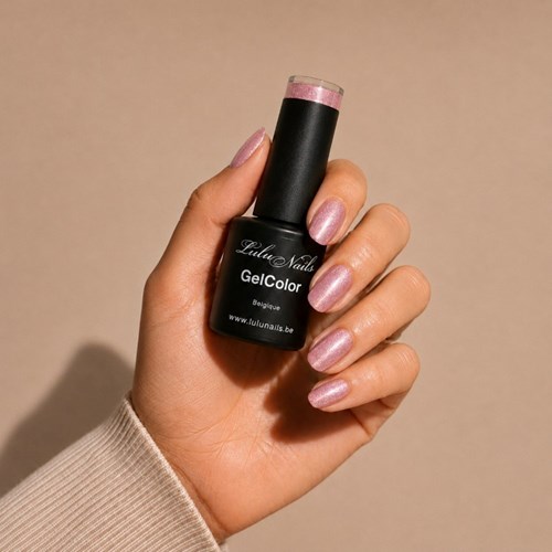 Vernis Semi Permanent Cat Eye Rose Magnétique 10ml UV LED – Gel Color Sans HEMA ni TPO LuluNails 245