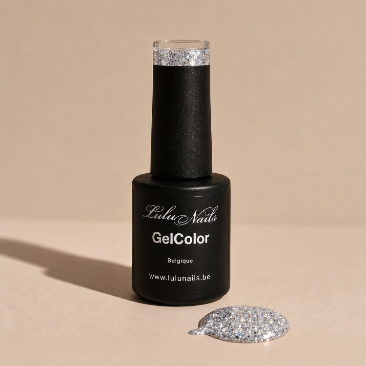 Vernis Semi Permanent Pluie d’Argent 10ml UV LED – Gel Color Sans HEMA ni TPO LuluNails 239
