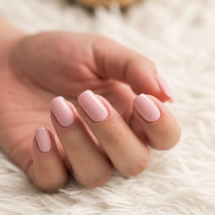 Elegant Nude Pink Semi-Permanent Nail Polish 10ml UV/LED – HEMA- and TPO-free Colour Gel by LuluN...