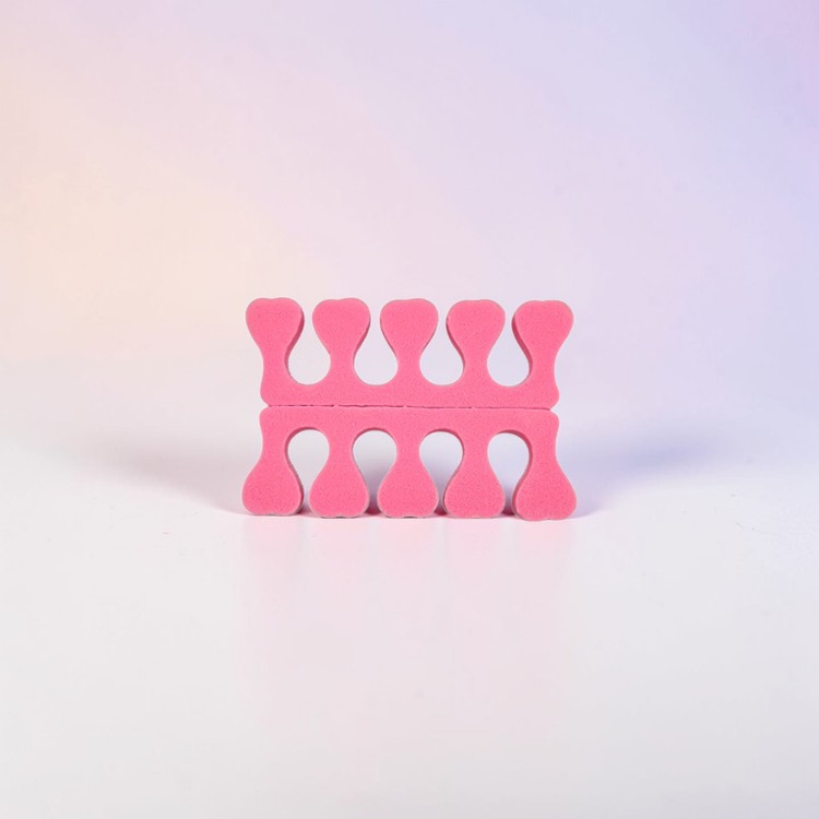 Roze Pedicure Teen Separator LuluNails | Voet Nagel Spreider