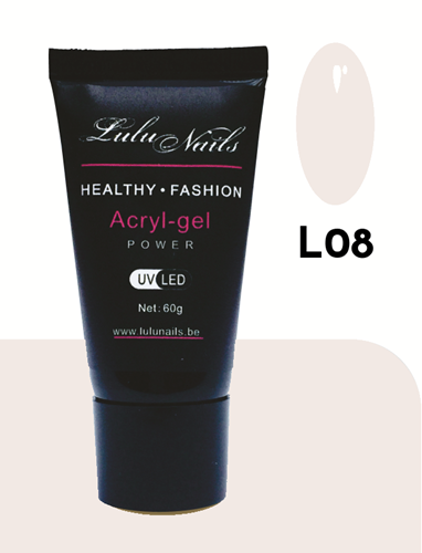 LuluNails Power Acrylgel Lichtgevend 30g L08