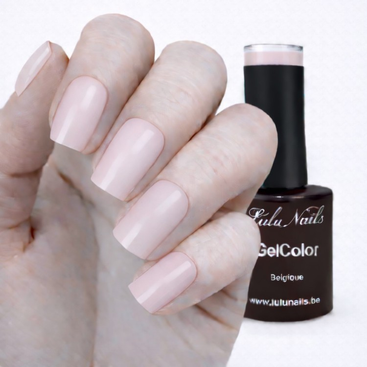 Vernis Semi Permanent Nude Rose Élégant 10ml UV LED – Gel Color Sans HEMA ni TPO LuluNails 219