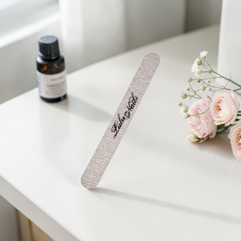 Set 10 SLIM Zebra 100/180 LuluNails vijlen - Extreme Precisie Hoge Prestatie (Salonkwaliteit)