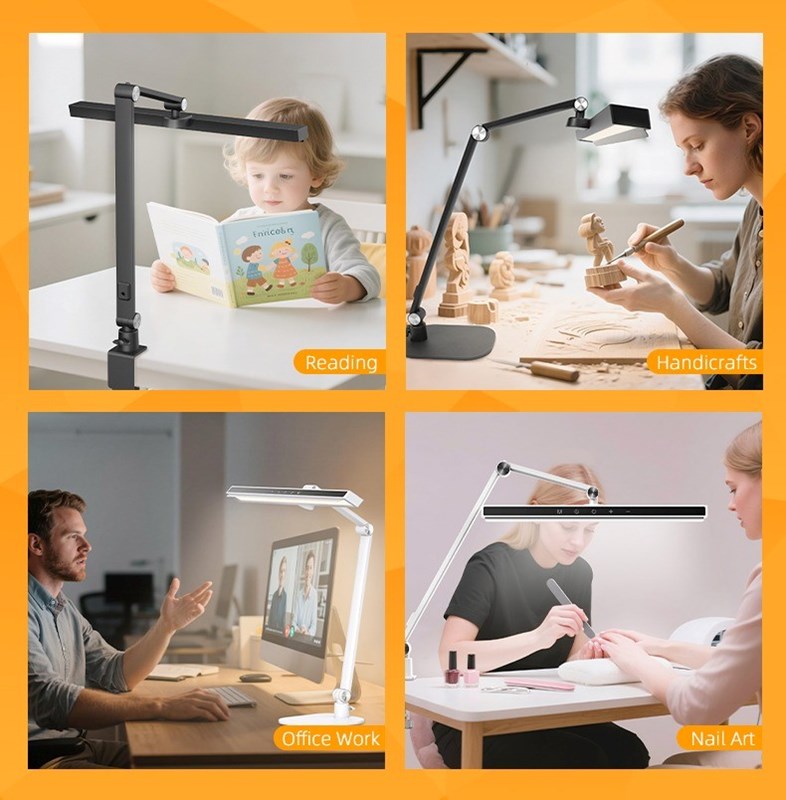 Full Spectrum Multifunctionele LED Tafellamp - Niet-verblindend - Manicure, Nagelkunst, Lezen