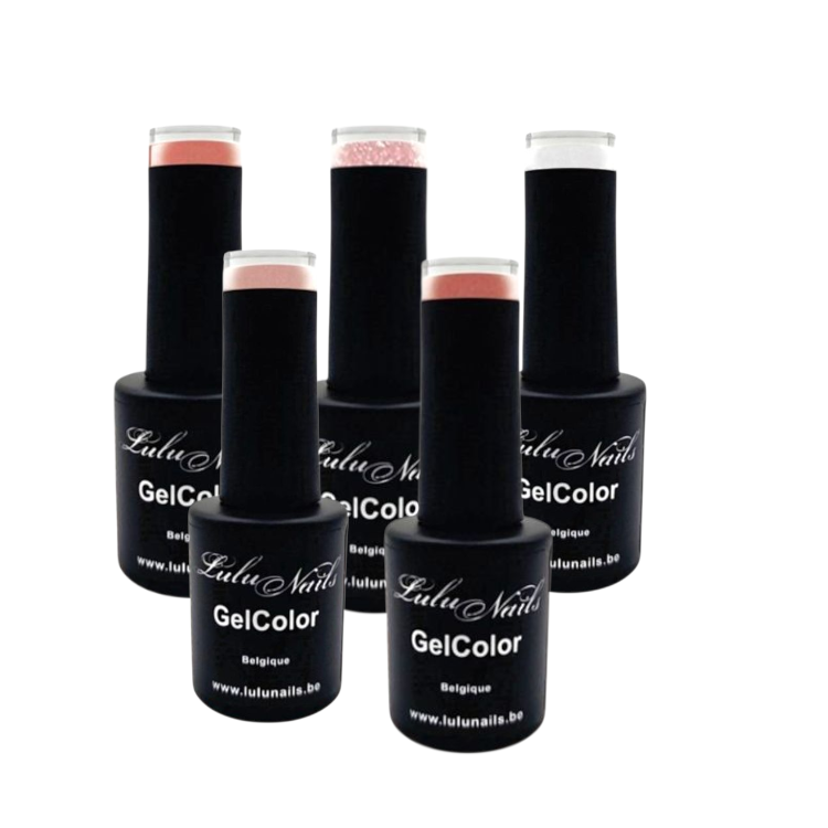 LuluNails Nude Prestige Gift Set - Natural Elegance Bestseller