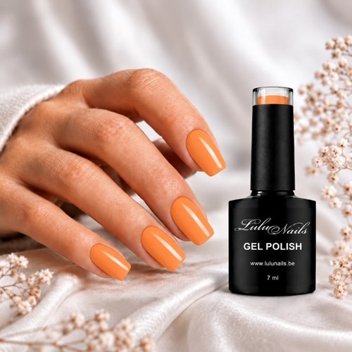 Gel Polish Orange Summer Vibe UV/LED - Semi-Permanente nagellak LuluNails