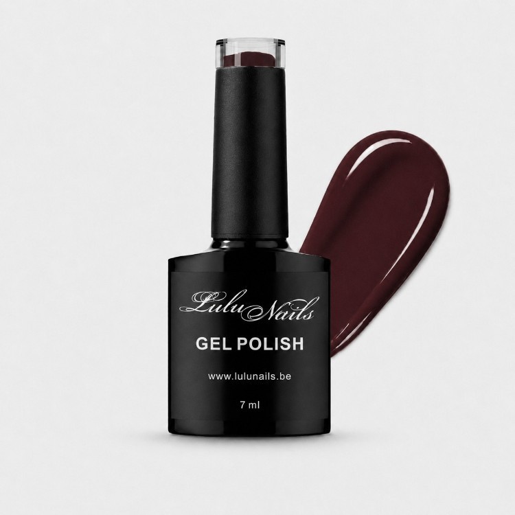 Gel Polish  Brun Bordeaux UV/LED - Vernis Semi-Permanent  LuluNails