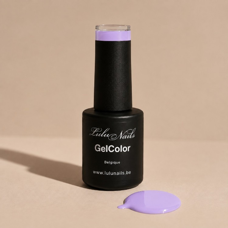 Vernis Semi-Permanent Lavande Douce 10ml UV/LED – GelColor Sans HEMA ni TPO – LuluNails Réf (209 )