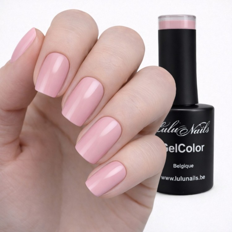 Semi Permanent Nail Polish Blush Rosée 10ml UV LED - Gel Color HEMA and TPO free LuluNails 276